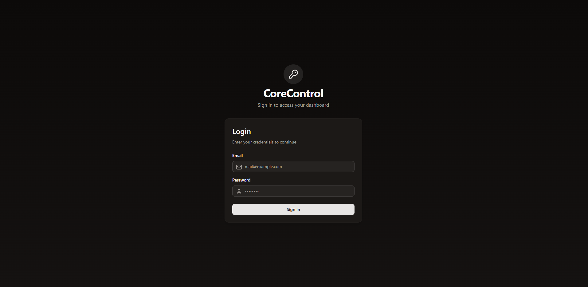 Login Page