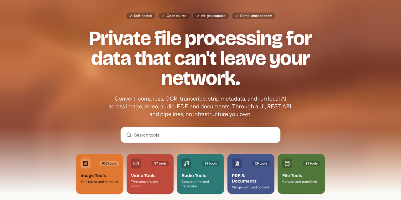 SnapOtter - A Self-Hosted File Manipulation Suite